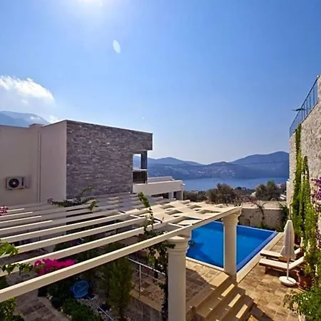 Sleeps 8 Pool Air Con Wifi Kalkan